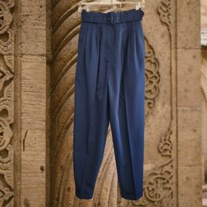 Together! Vintage Rayon Blend 80's High-Waisted Pants